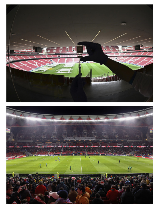 Partido en el Metropolitano del Atlético de Madrid @ Fernando Villar y Chema Moya