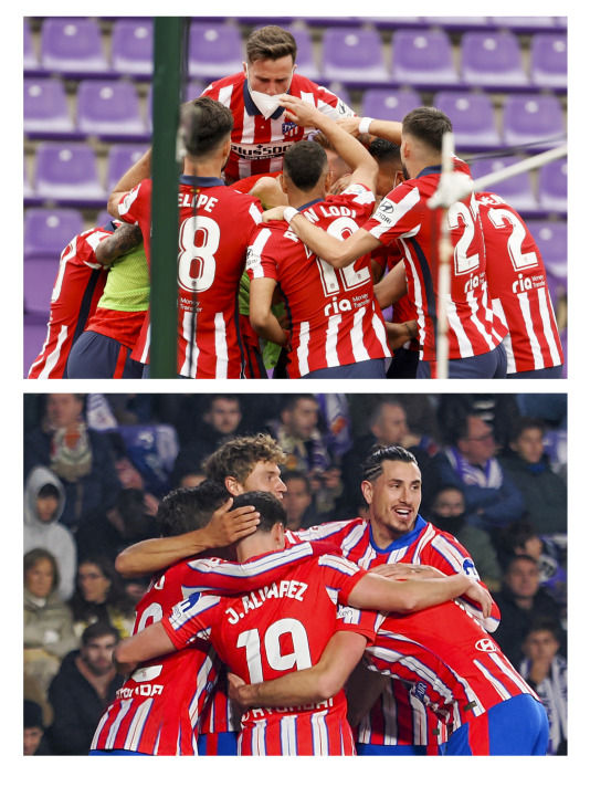 Partido del Atlético de Madrid @ Ballesteros y R. García