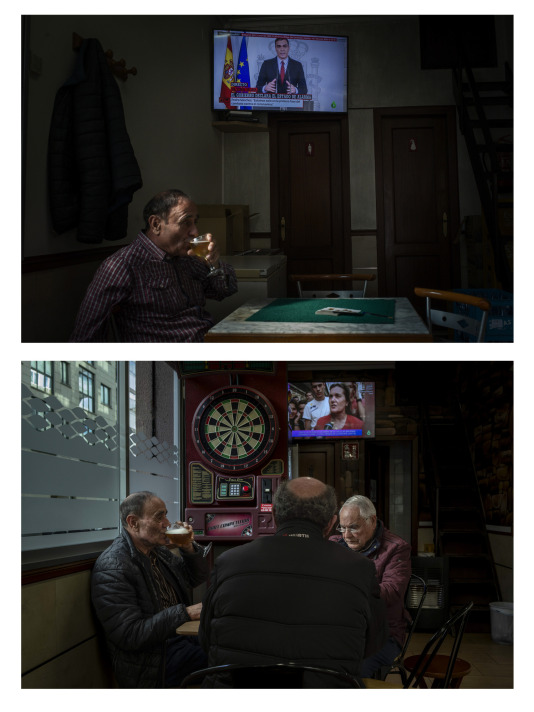 Comparecencia de Sánchez para declarar el confinamiento y actual estado del bar de Ribadavia @ Bras Lorenzo