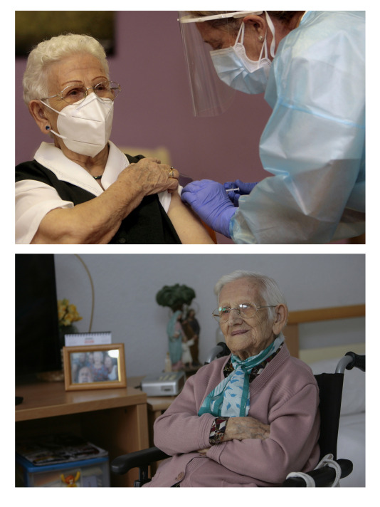 Araceli, la primera española vacunada y que en enero de 2025 cumplió 100 años @ Pepe Zamora