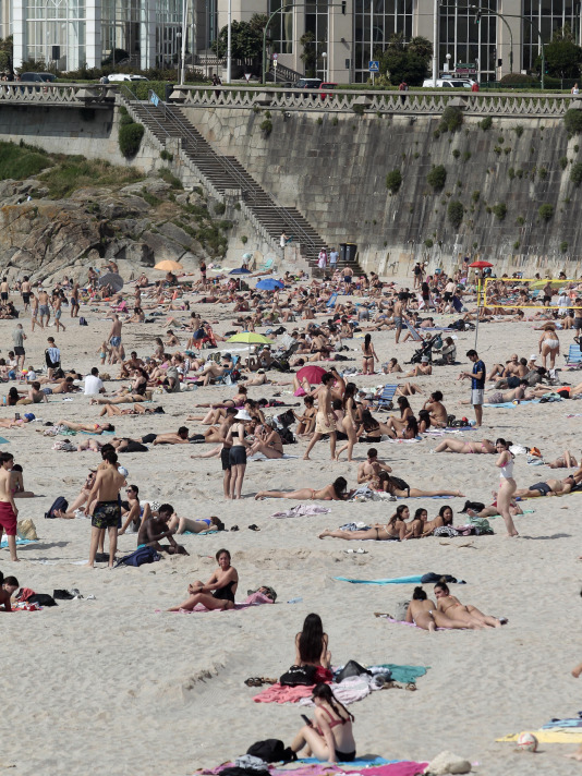 Altas temperaturas y calor intenso en A Coruña (6)