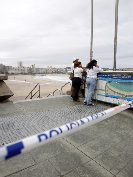 Cierre de playas en A Coruña por temporal. Fotos Quintana (6)