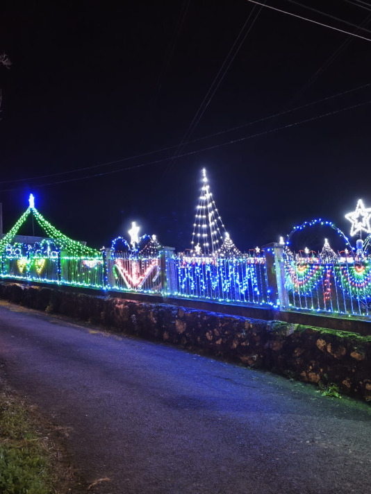 Alumbrado navideño en Adragonte