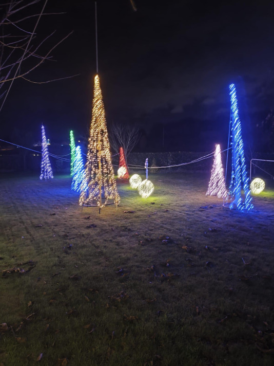 Alumbrado navideño en Adragonte