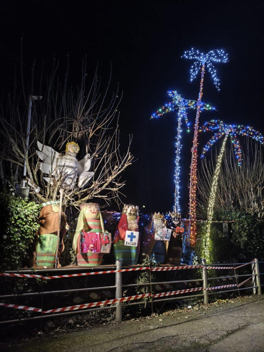 Alumbrado navideño en Adragonte
