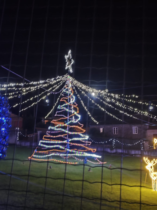 Alumbrado navideño en Adragonte