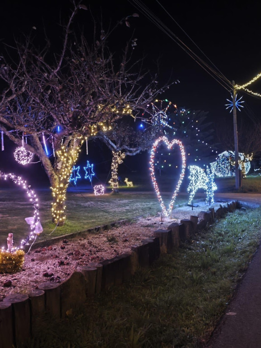 Alumbrado navideño en Adragonte
