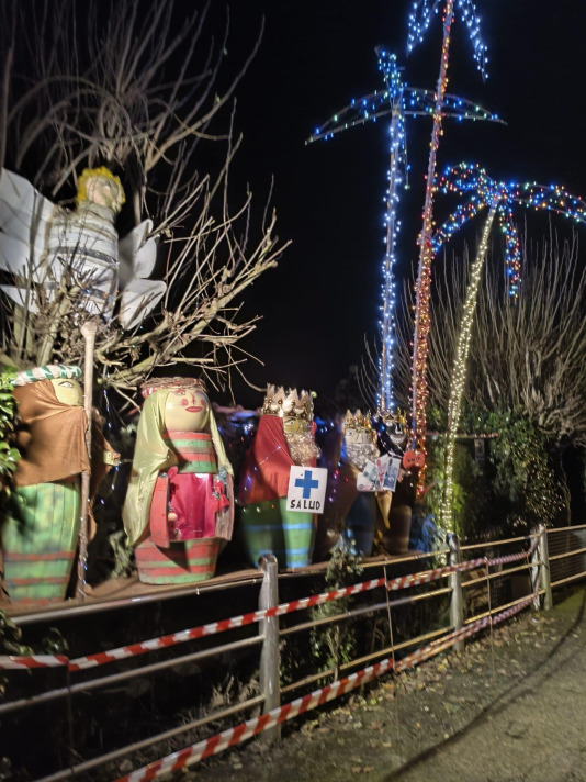 Alumbrado navideño en Adragonte