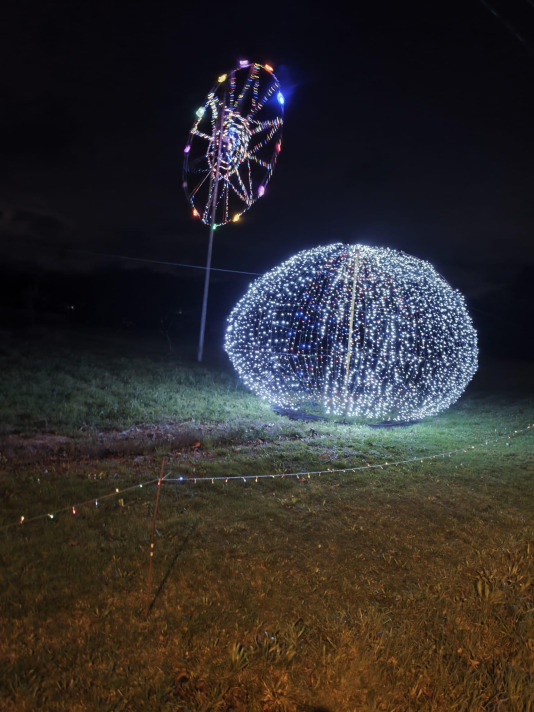 Alumbrado navideño en Adragonte