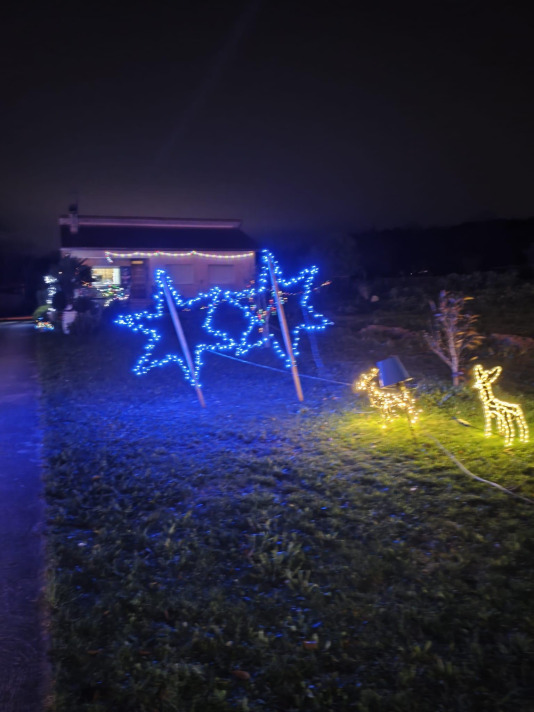 Alumbrado navideño en Adragonte