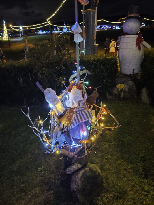 Alumbrado navideño en Adragonte