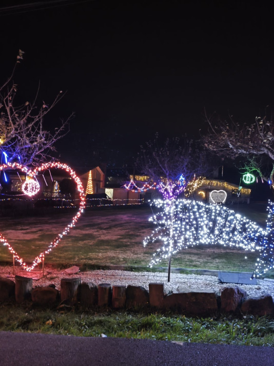 Alumbrado navideño en Adragonte