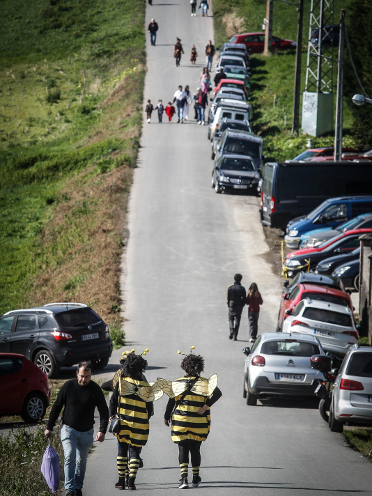 Este lugar de Paderne volveu avivar un ano máis o que é o único entroido tradicional das Mariñas 