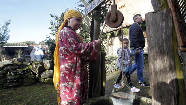 Participante en el belén de Bribes