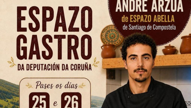 Cartel del Ayuntamiento de Curtis sobre la actividad