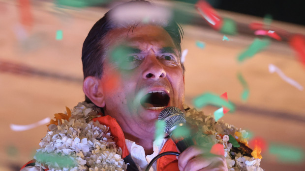 El senador centrista Rodrigo Paz Pereira