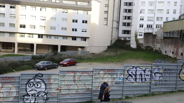 Solar de Rey Abdullah donde la Xunta construirá pisos públicos