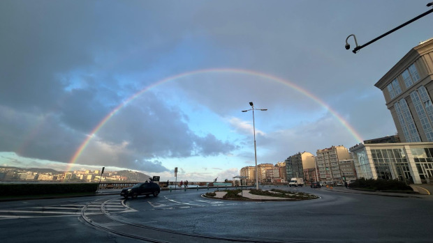 Arcoiris en A Coruña