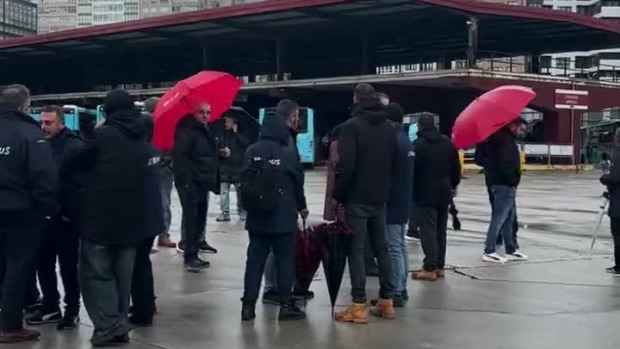Huelga de autobuses en A Coruña