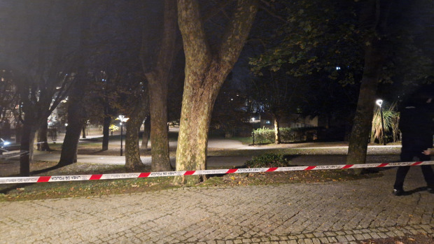 Zona precintada por la Policía Nacional en Santa Margarita tras el asesinato de un joven