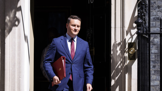 Wes Streeting llega al 10 de Downing Street