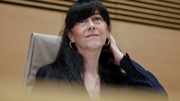 La presidenta de la Sociedad Estatal de Participaciones Industriales (SEPI), Belén Gualda, comparece en la Comisión Mixta (Congreso y Senado) de Seguridad Nacional.
