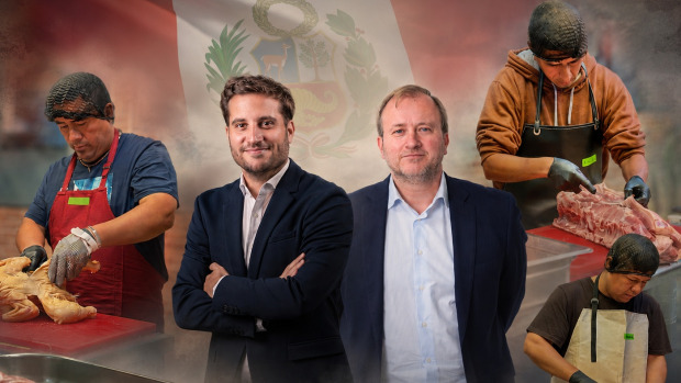 Diego Carbajosa (Talento Grupo Internacional) y Daniel Bianchi (Carnimad)