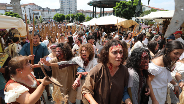 Participantes en la recreación