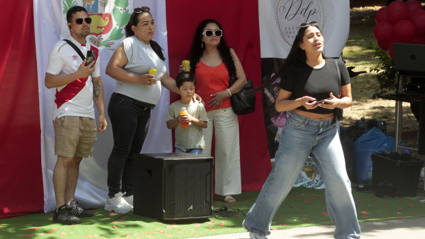 Celebración de las Fiestas Patrias en 2025, en Santa Margarita