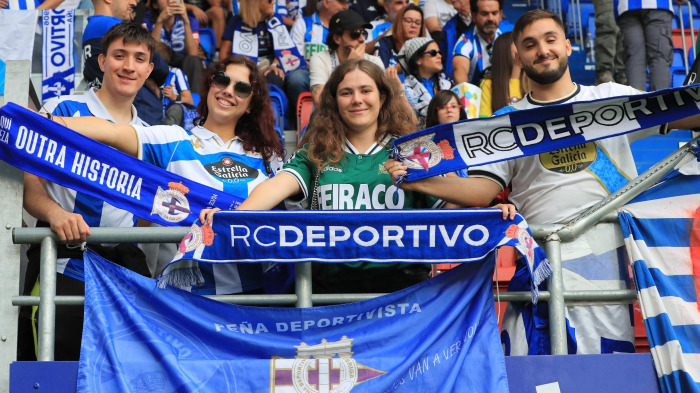 Afición del Dépor en Eibar