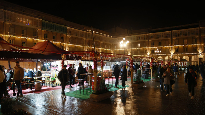 Mercadillo navideño en María Pita