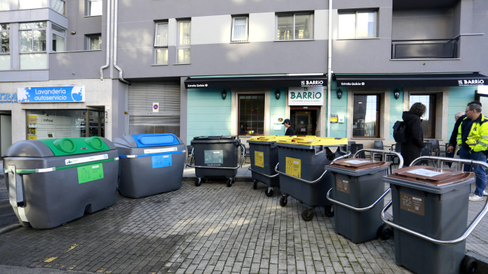 Contenedores en A Coruña