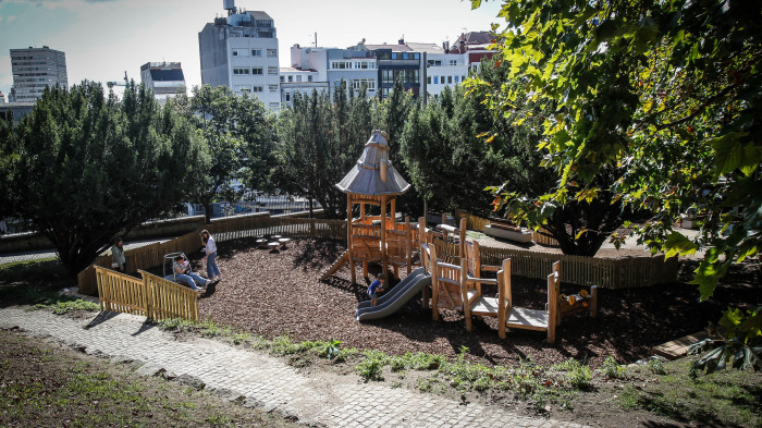 El parque de Santa Margarita tras las últimas obras