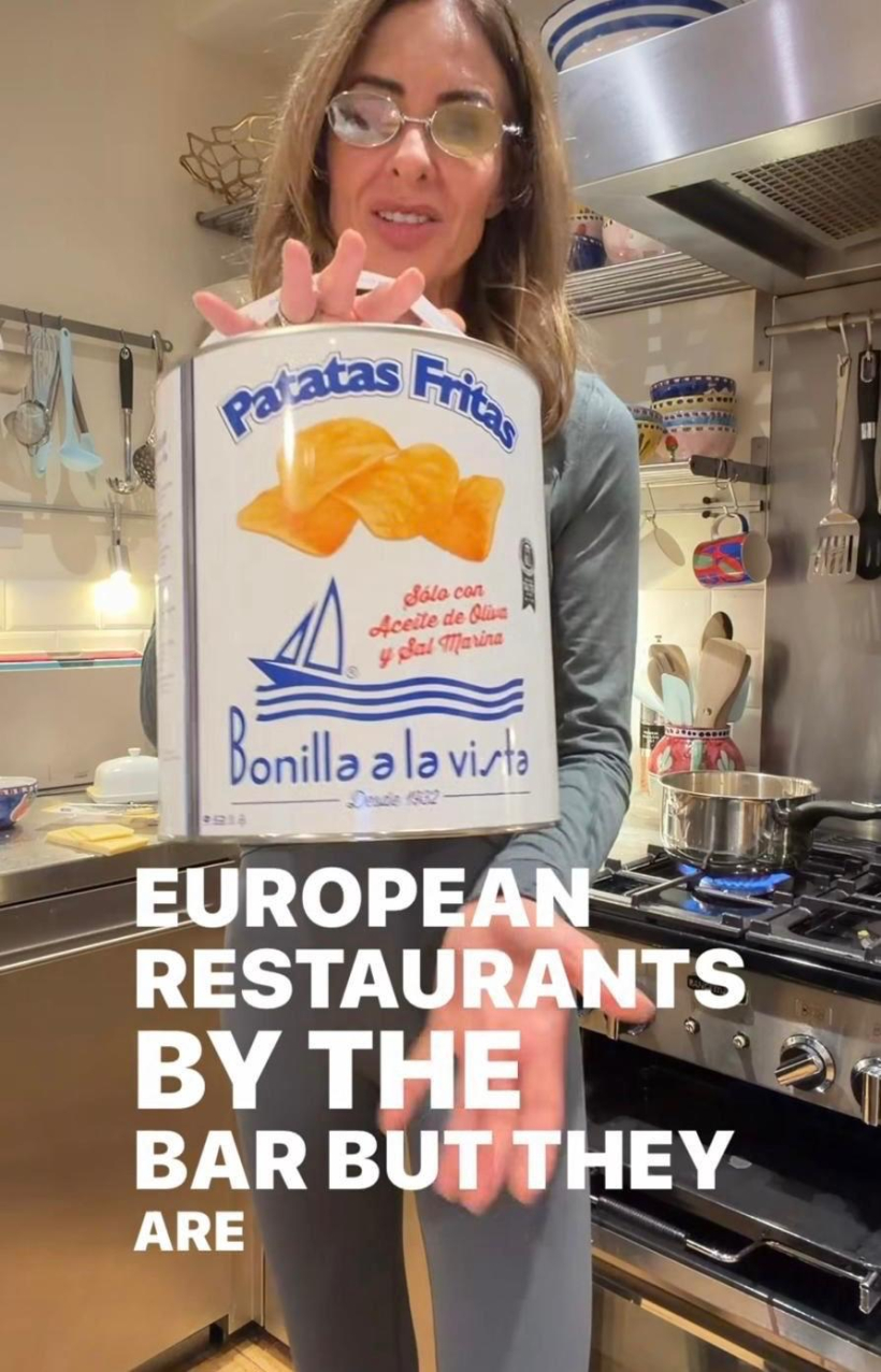 Trinny Woodall y patatas Bonilla