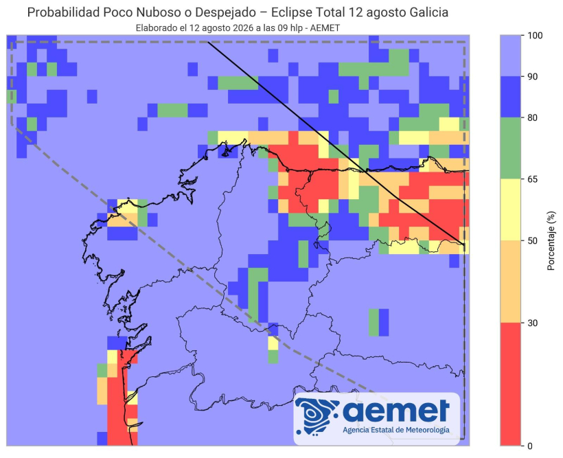 Mapa de climatología de la Aemet