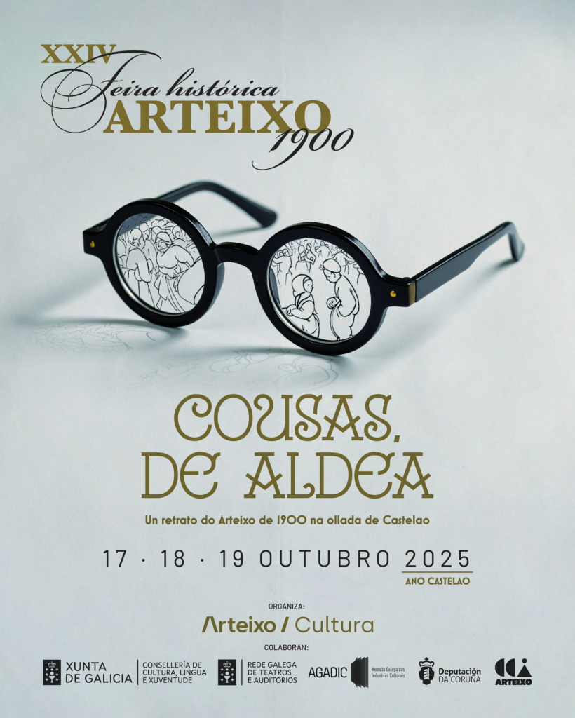 Cartel de la Feira Histórica Arteixo 1900