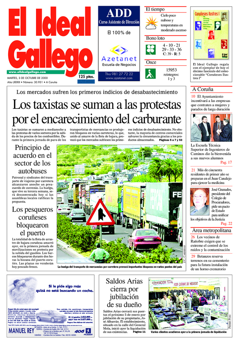 Martes, 3 de octubre de 2000