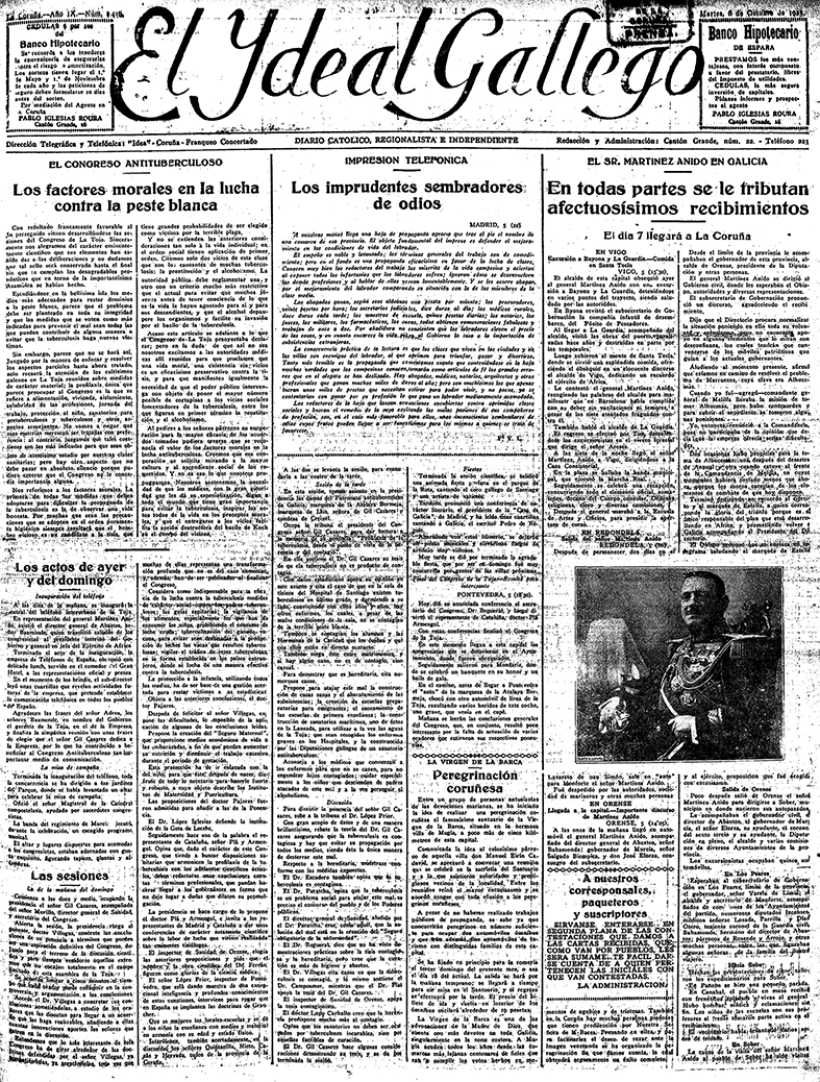 Portada del 6 de octubre del año 1925