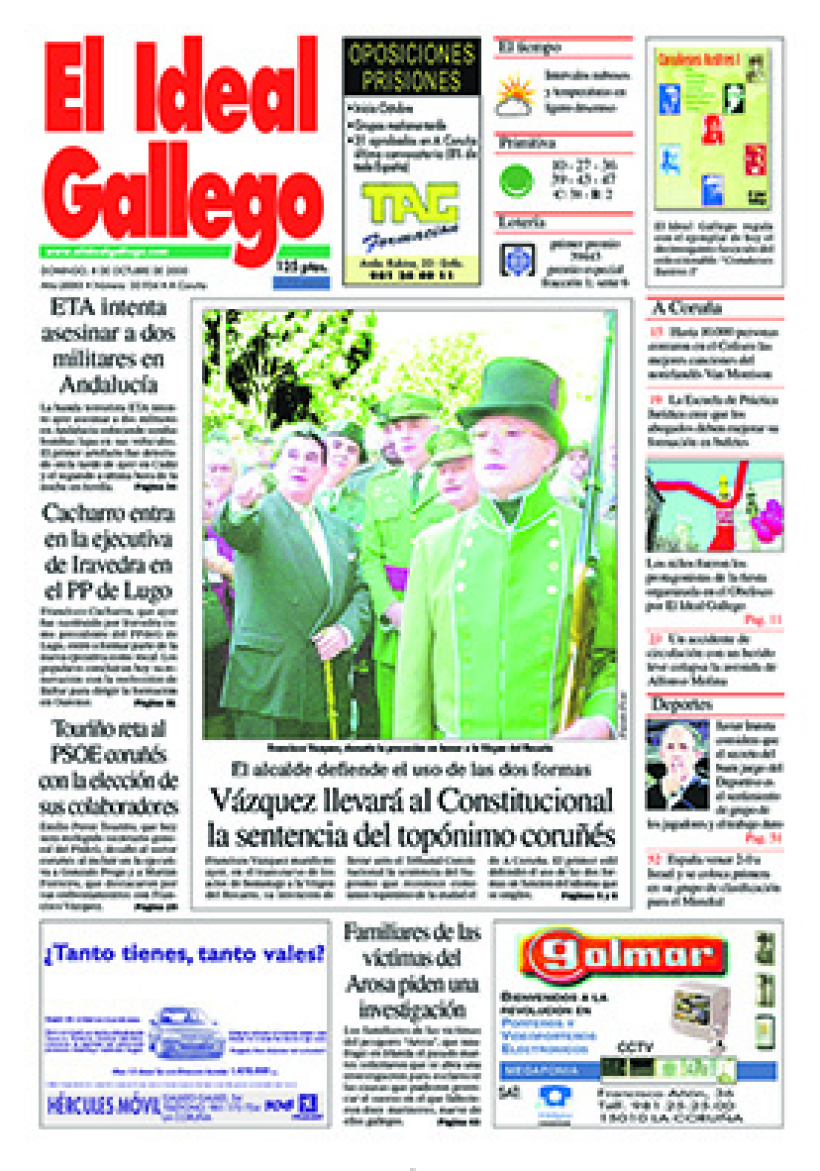 Domingo, 8 de octubre de 2000