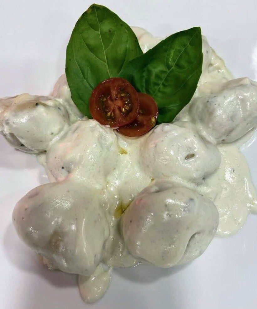 Ñoquis rellenos de Mozzarella