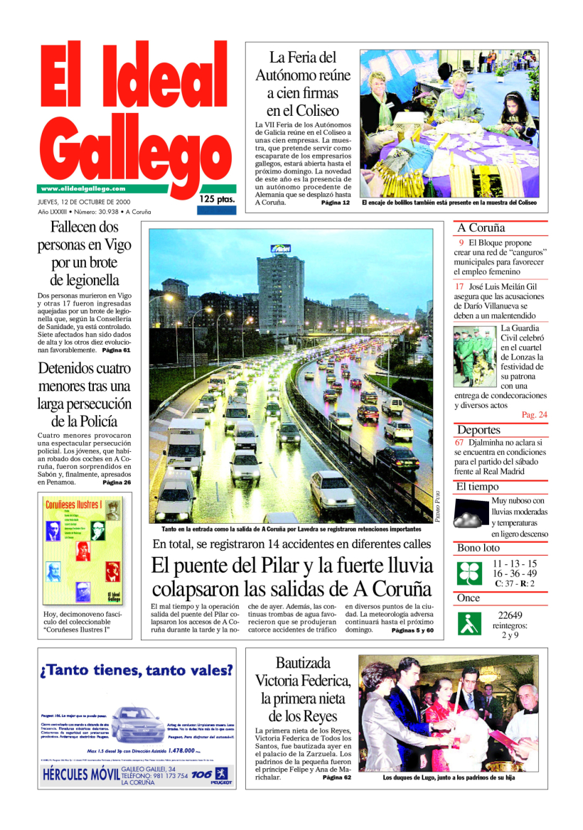 Jueves, 12 de octubre de 2000