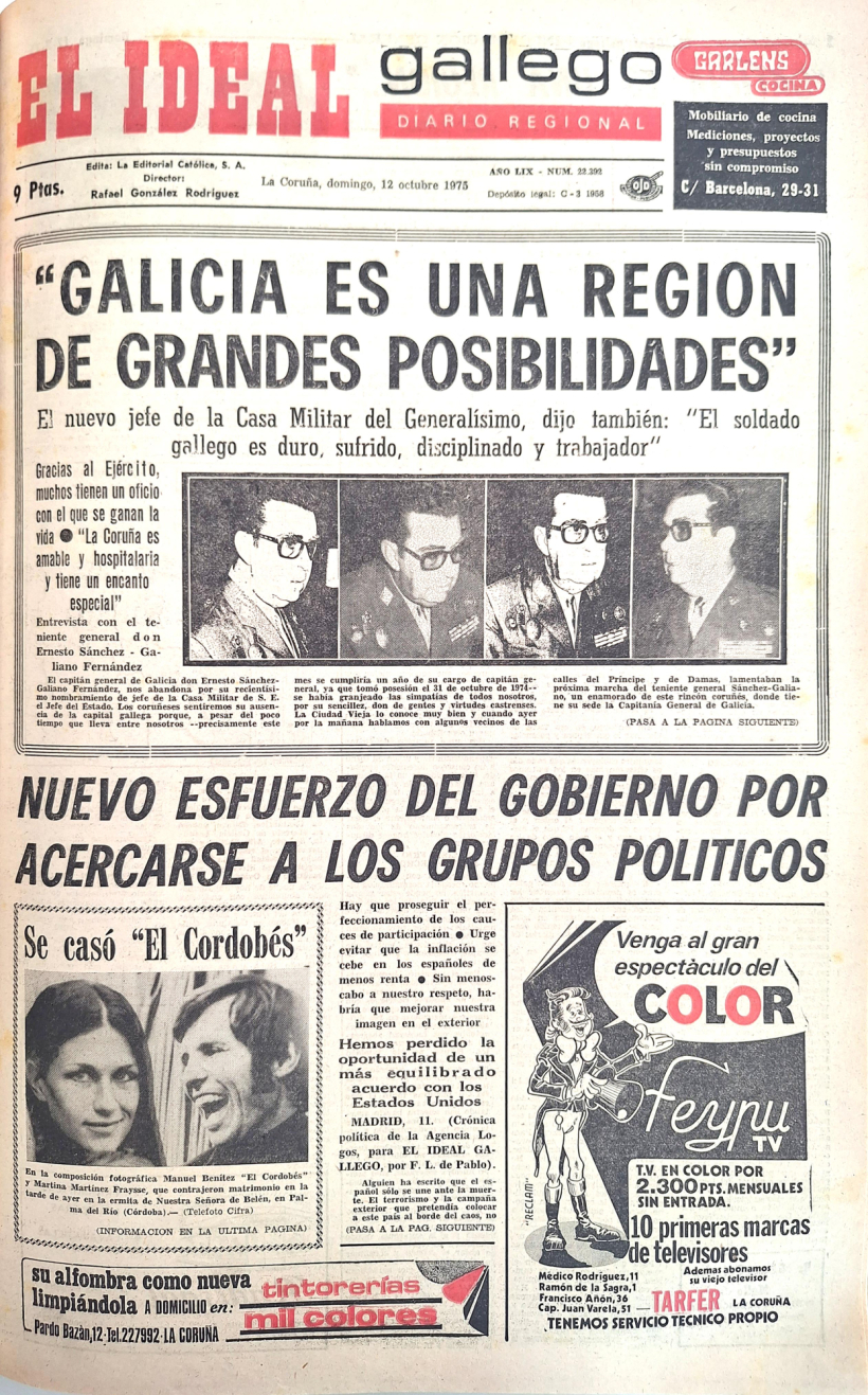 Domingo, 12 de octubre de 1975