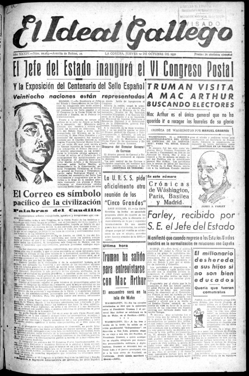 Jueves, 12 de octubre de 1950
