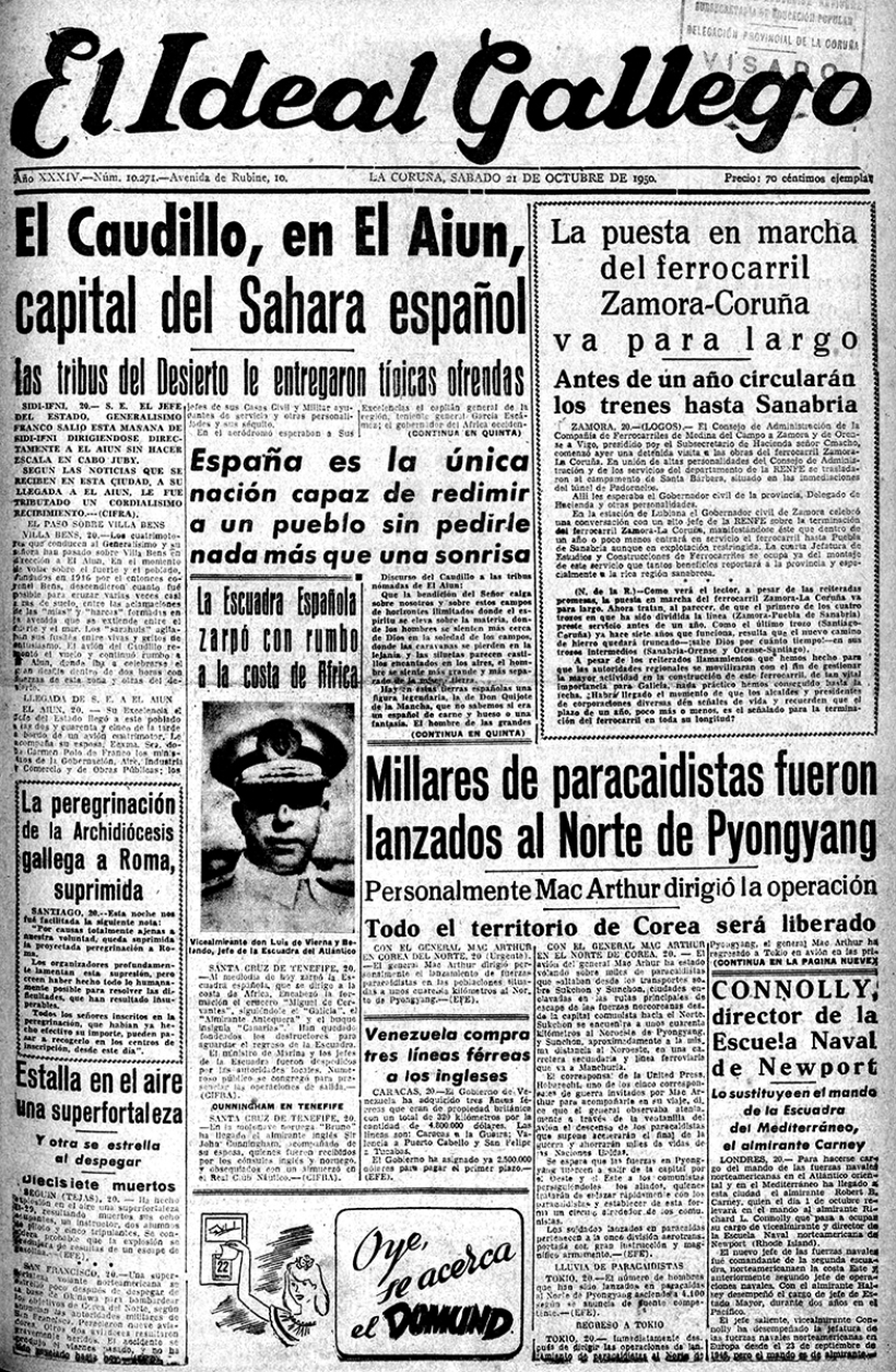 Sábado, 21 de octubre de 1950
