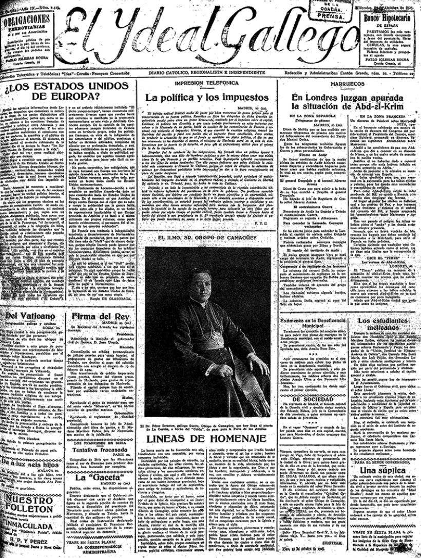 Miércoles, 21 de octubre de 1925
