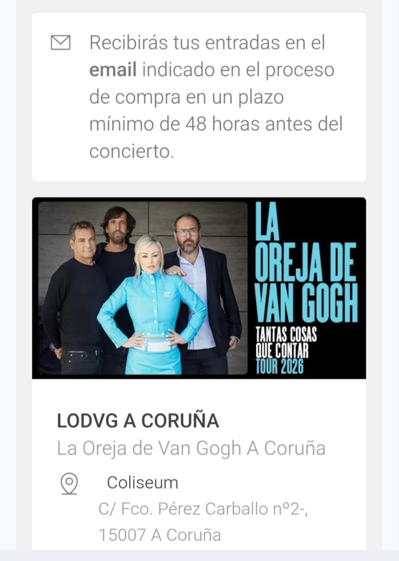 Mensaje recibido por los fans