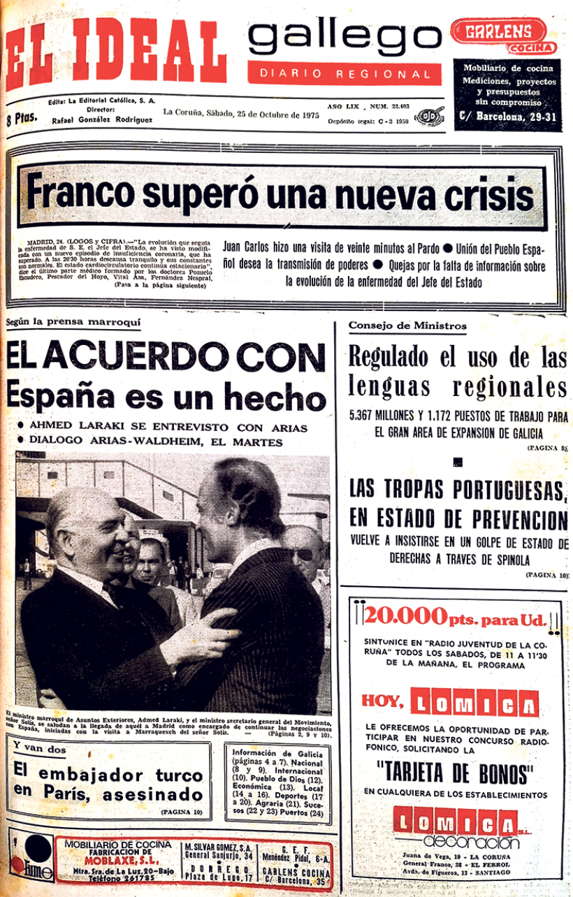 Sábado, 25 de octubre de 1975
