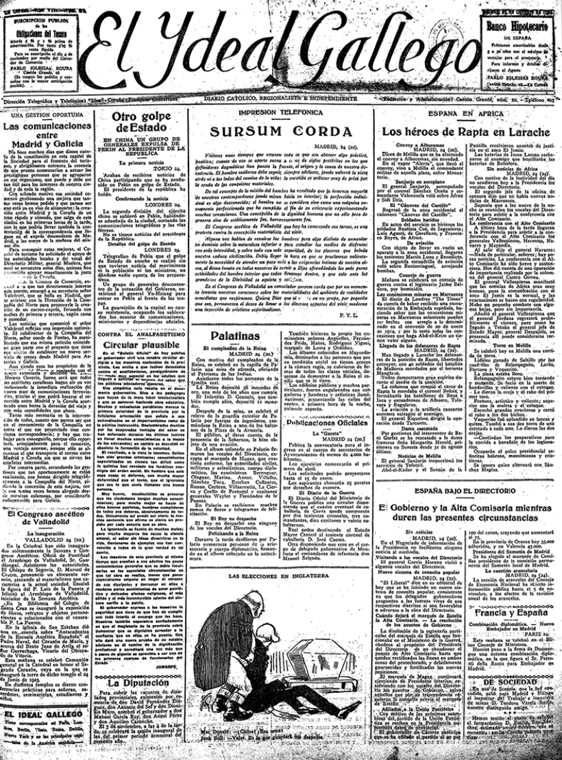 Sábado, 25 de octubre de 1925