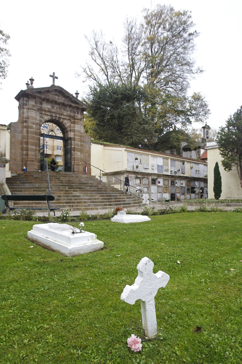 Zona en la que fueron enterradas las víctimas de la epidemia del cólera en San Amaro