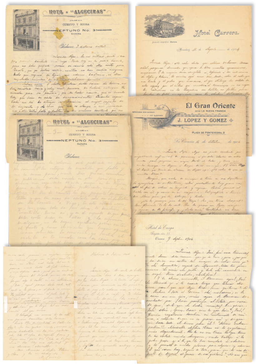 Curros Enríquez se carteó a lo largo de toda su vida con José Ojea